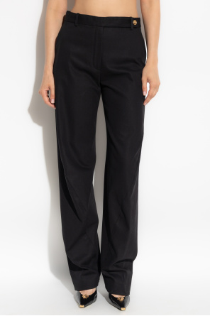 Versace Baumwollhose mit Ziernaht an den Hosenbeinen