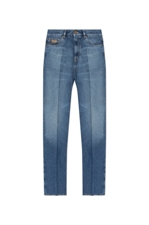 Straight-leg jeans