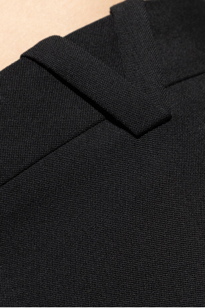 Versace Pantalones de lana con raya marcada