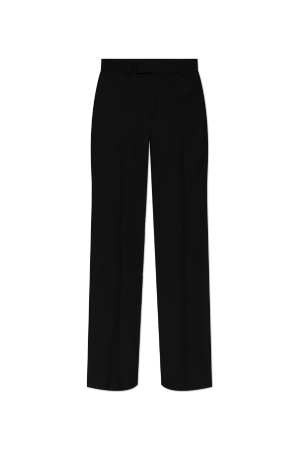 Wool pleated trousers od Versace