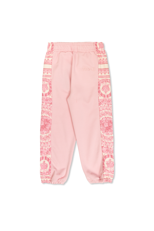 Sweatpants with print od Versace Kids