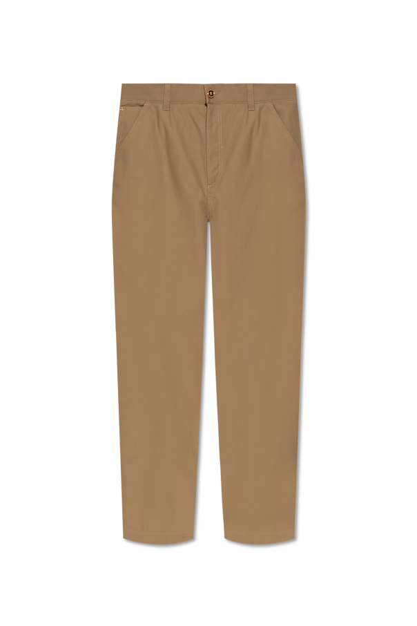 Cotton trousers with multiple pockets od Versace