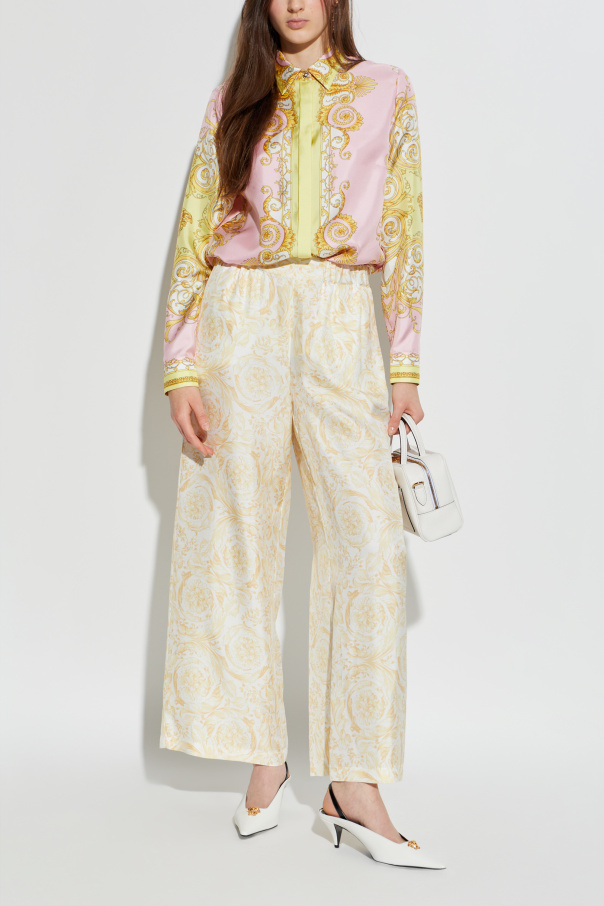 Versace Silk trousers