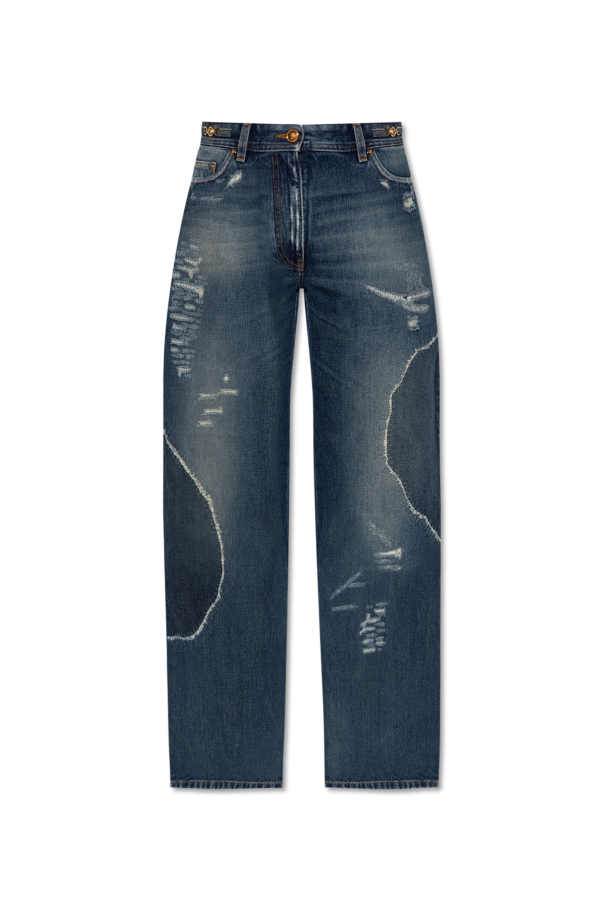 Jeans with 'vintage' effect od Versace