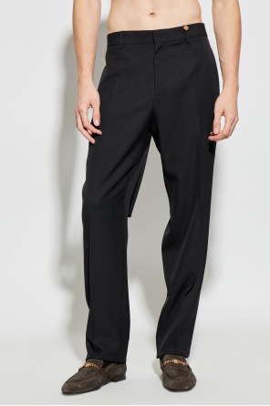 Versace Wollhose mit Bügelfalte