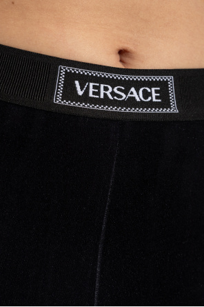 Versace Velvet leggings