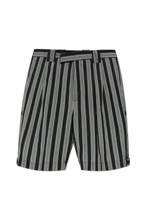 Striped pattern shorts