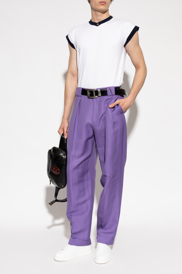 Versace Creased trousers