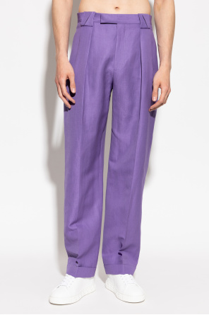 Versace Creased trousers