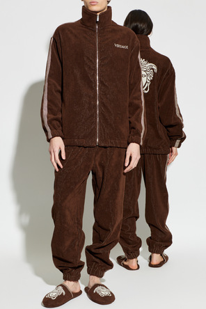Versace Home Terry cotton pants