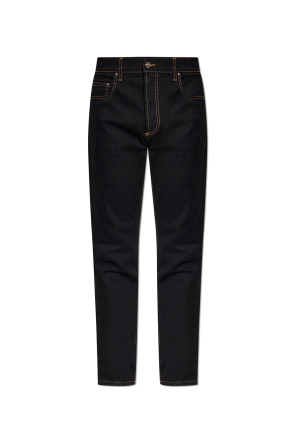Jeans with tapered legs