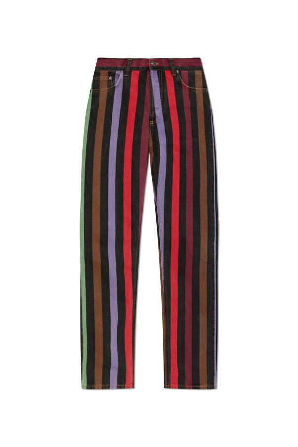 Striped pattern jeans od Versace
