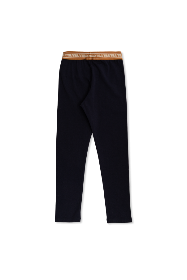 Versace Kids Leggings con logo