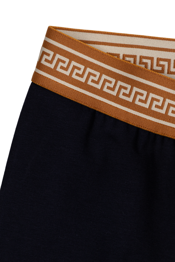 Versace Kids Leggings con logo