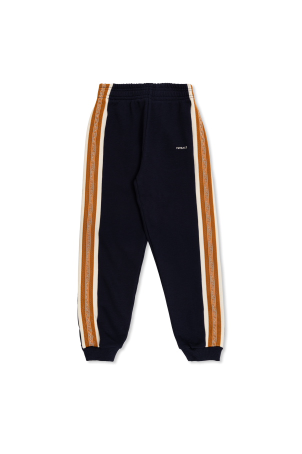 Sweatpants with logo od Versace Kids