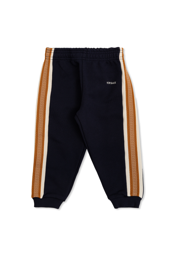 Sweatpants with logo od Versace Kids