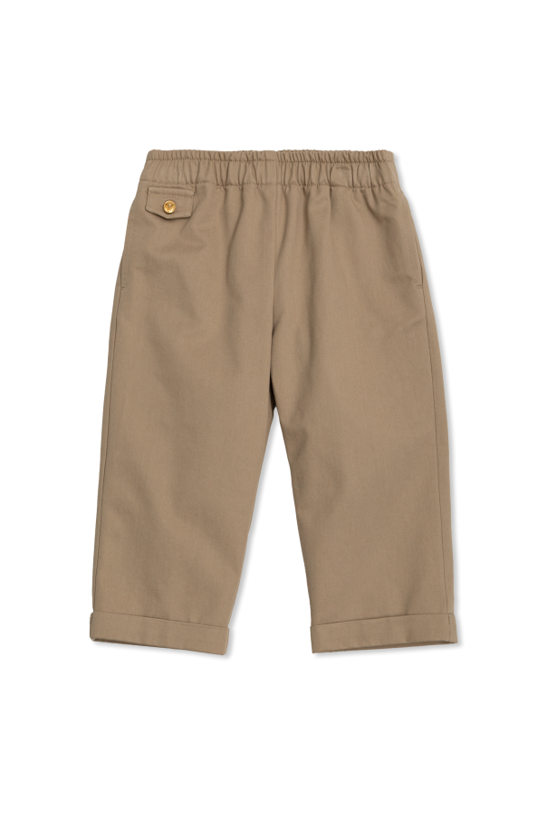 Versace Kids Cotton trousers
