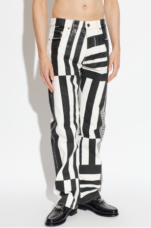 Versace Jeans with stripe pattern