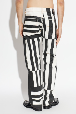 Versace Jeans with stripe pattern