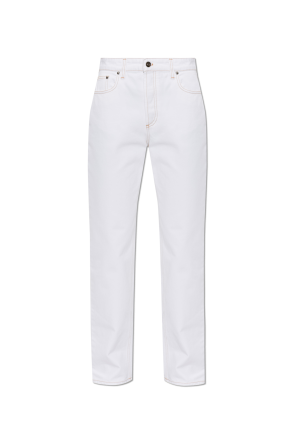 Jeans with slightly tapered legs