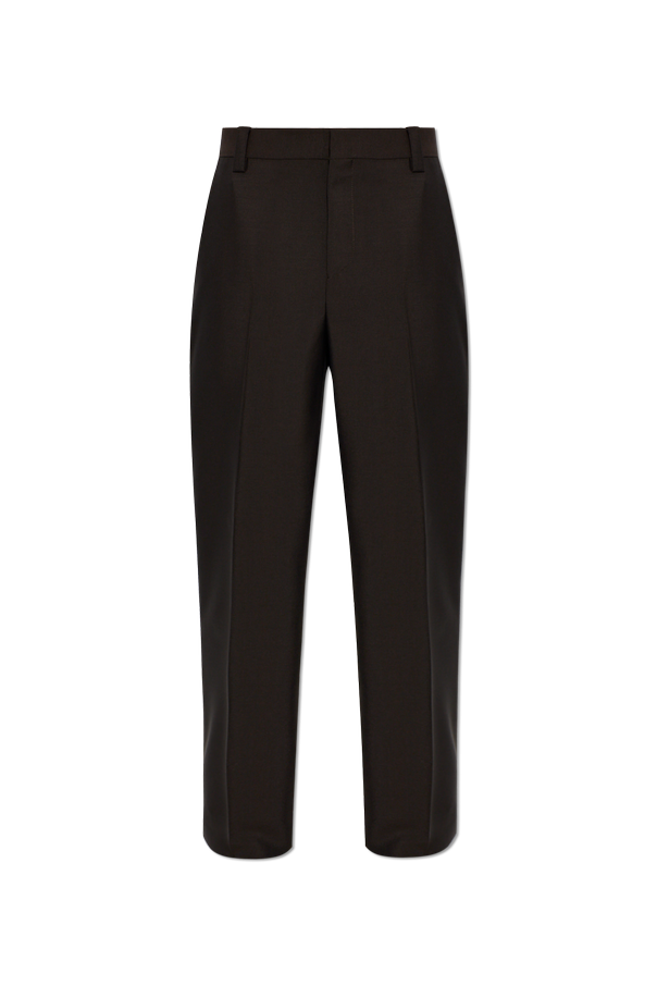 Wool trousers with crease od Versace