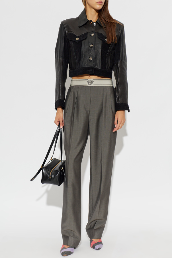 Versace Creased trousers