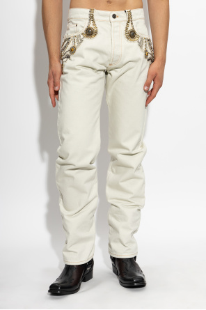 Versace Jeans mit Applikationen
