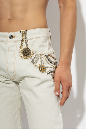 Versace Jeans mit Applikationen
