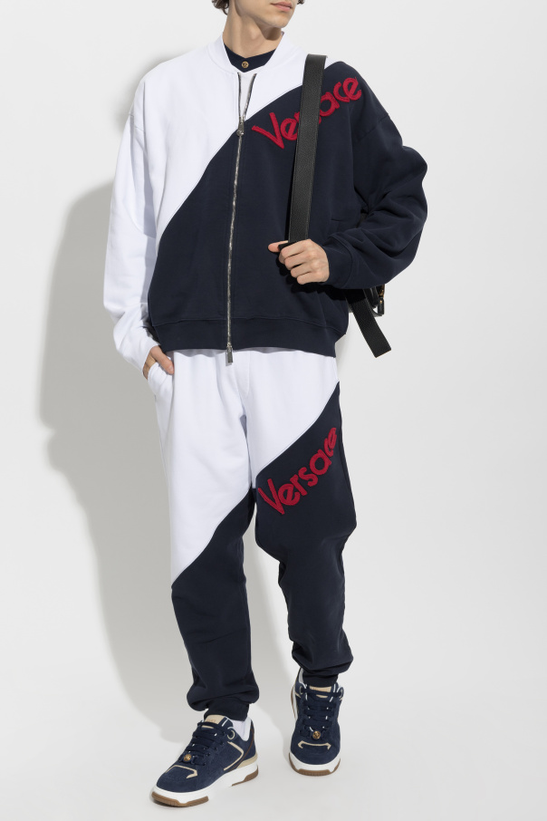 Versace Pantalones de chándal con logo