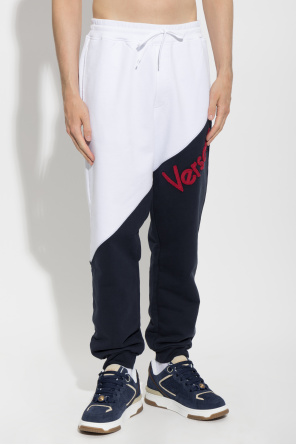 Versace Pantalones de chándal con logo
