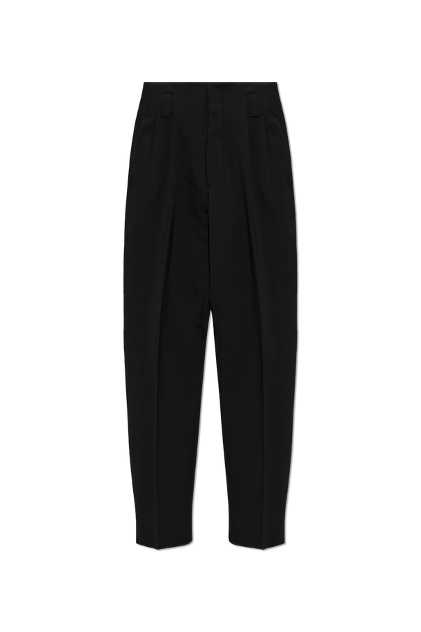 Wool pleated trousers od Versace