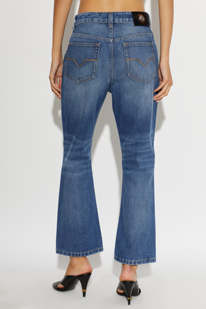 Versace Jeansy z nogawkami o prostym kroju