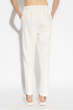 forte_forte Cotton pleat-front trousers