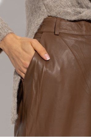 Gestuz ‘AgataGZ’ leather trousers