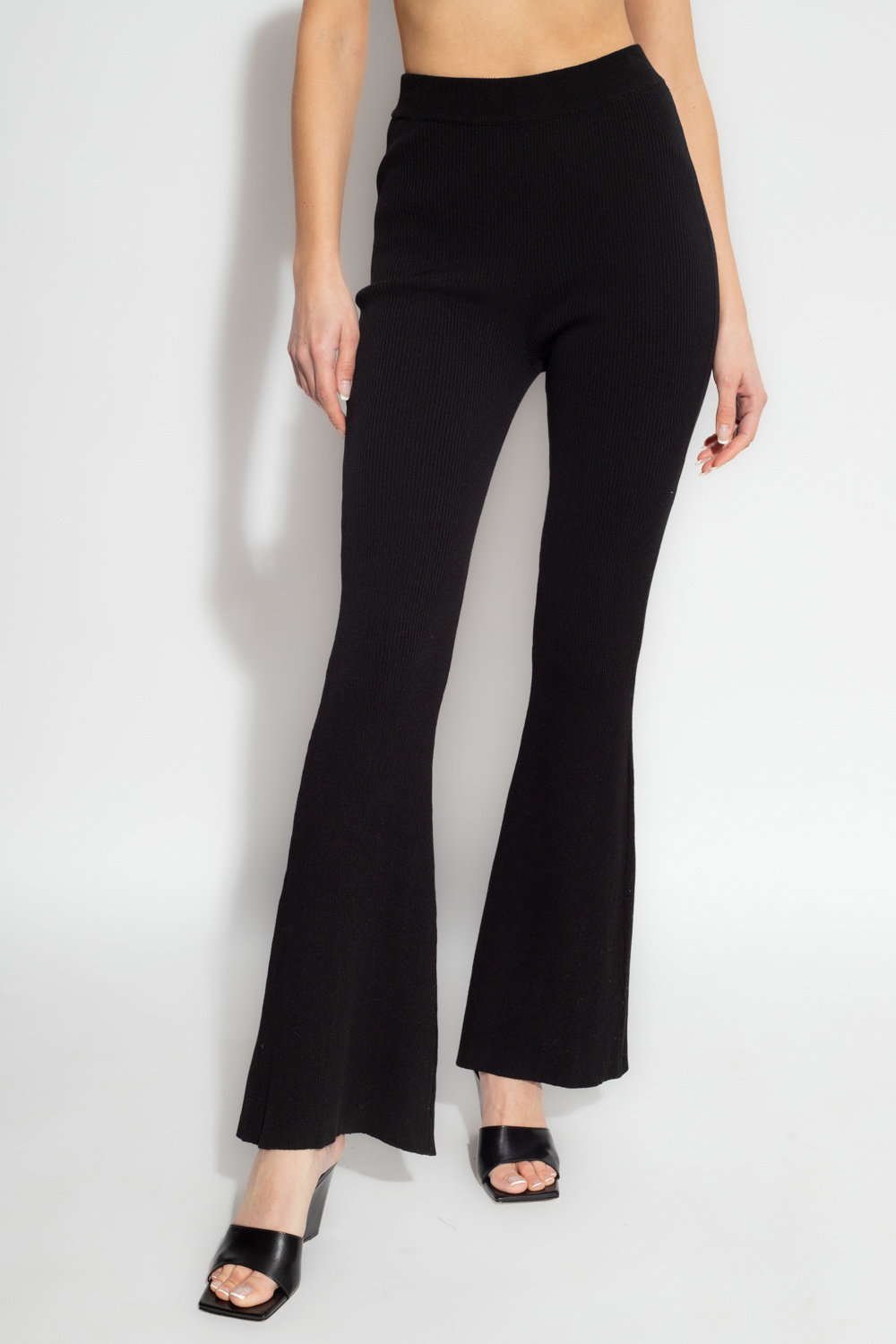 Gestuz ‘AdaleaGZ’ high-rise ribbed trousers