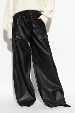 Gestuz Leather pants 'Trackygz'