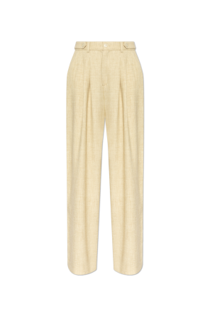 Pleated pants