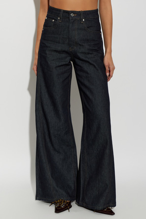 Gestuz Jeans ‘Gzabina’ bootcut de denim azul-escuro premium da Gestuz para mulher