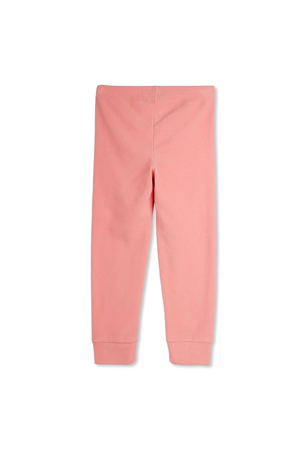 Mini Rodini Pantaloni de trening cu model brodat