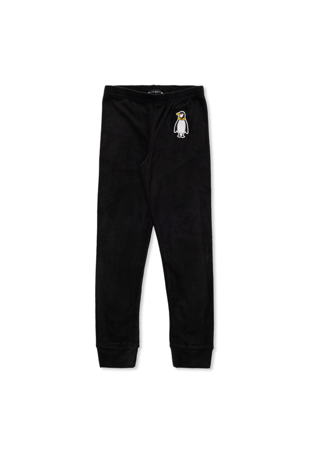 Fleece trousers with patch od Mini Rodini