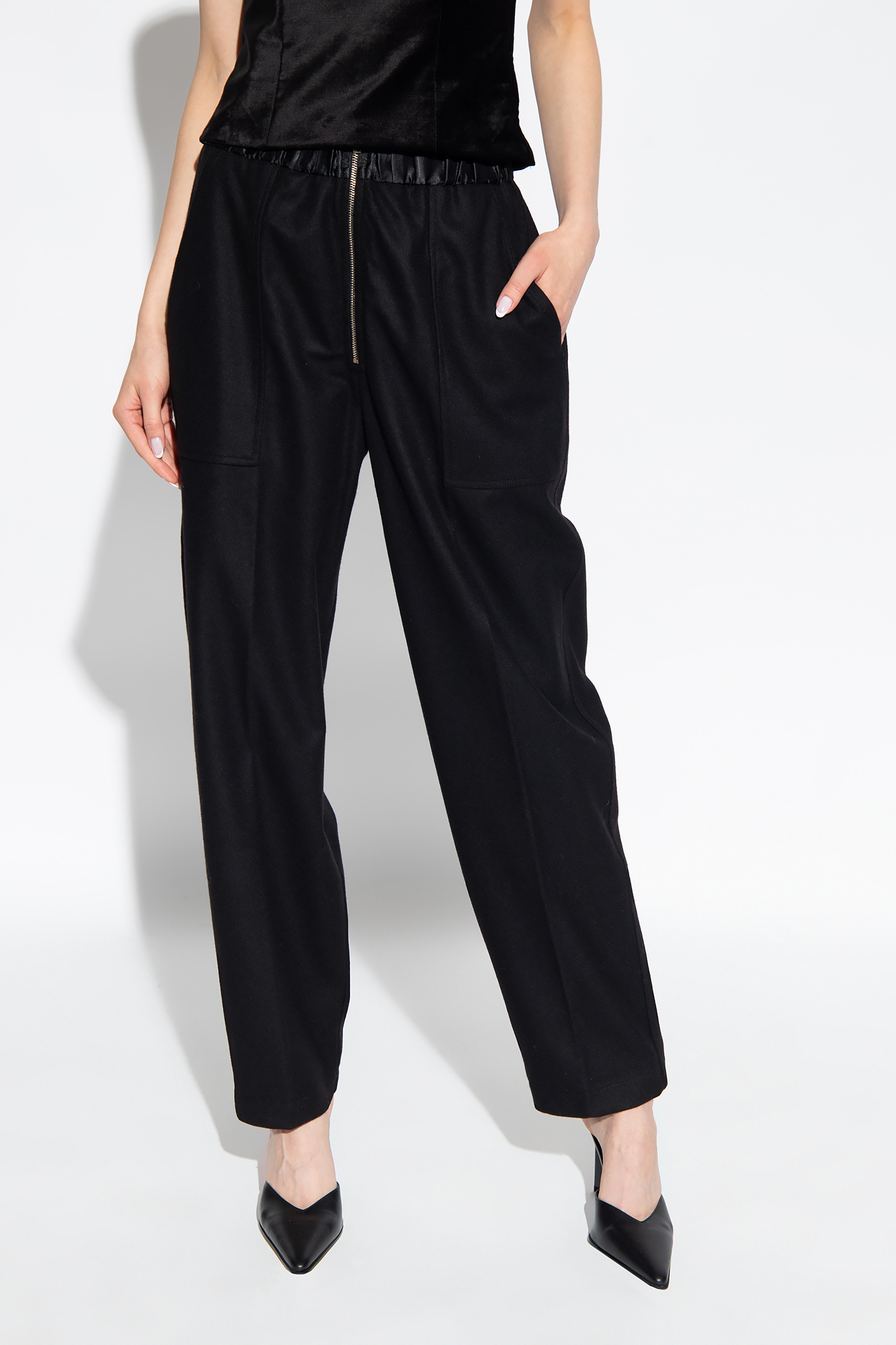 forte_forte Wool trousers