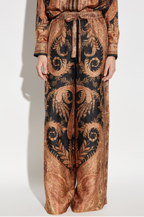 Zimmermann Silk wide-leg trousers