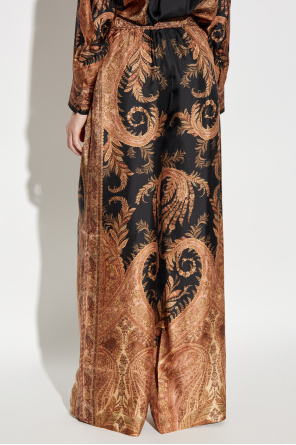 Zimmermann Silk wide-leg trousers