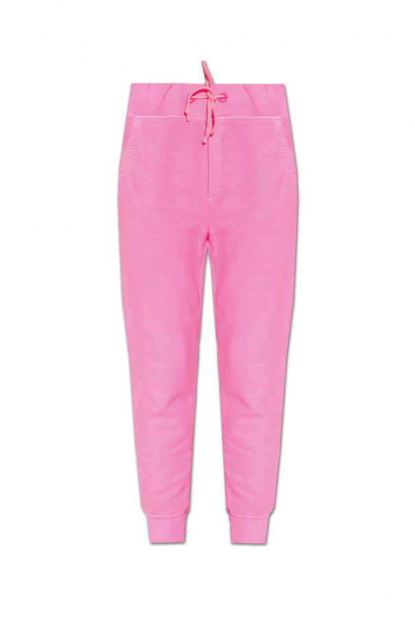 UGG Jogger Pants Women's Size Medium Casual Pink Fleece Lined Sweatpants
