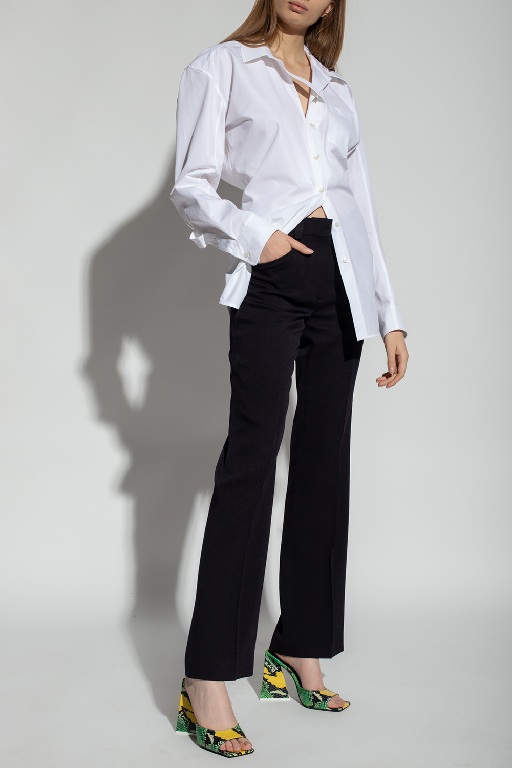 Victoria Beckham Woolen pleat-front trousers | Women's Clothing | Vitkac