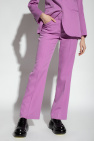 Victoria Beckham Woolen pleat-front trousers