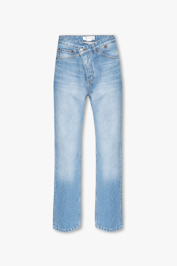 Victoria Beckham Jeans with asymmetrical fastening