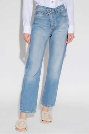 Victoria Beckham Jeans with asymmetrical fastening