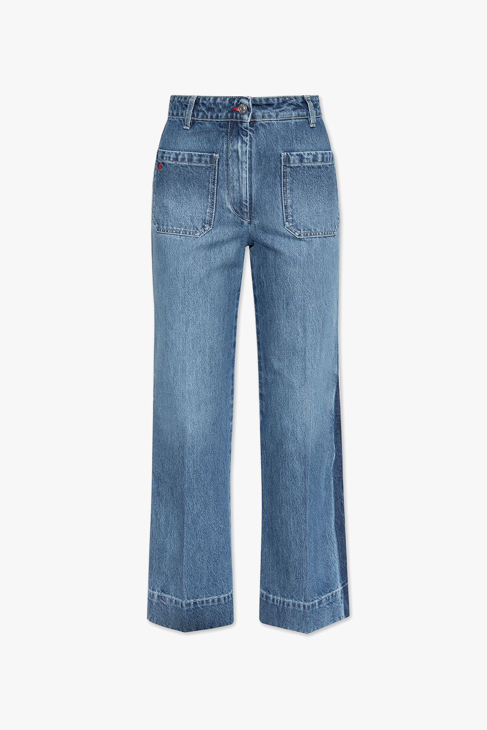 Victoria Beckham ICON DENIM Poppy high-waisted wide leg jeans