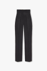 Victoria Beckham Pleat-front trousers with high-rise
